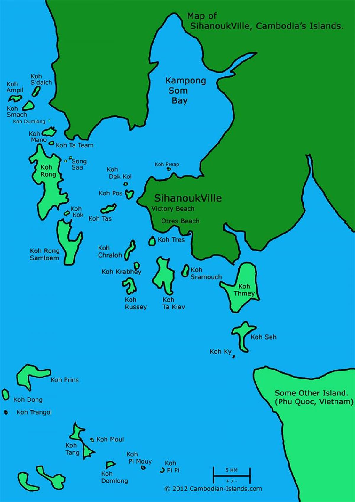 Bản đồ của mở phát triển Campuchia
