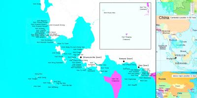 Bản đồ của đảo Campuchia