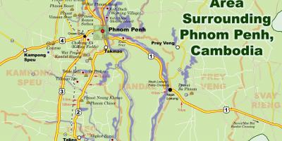 Bản đồ của phnom penh
